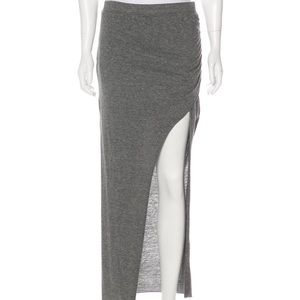 Draped jersey skirt